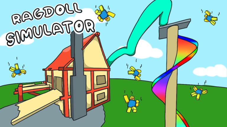 Cena de Ragdoll Simulator no Roblox 7